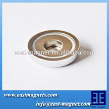 D47 * 10 mm starke Kraft Neodym-Topf-Magnet für Verkauf / ndfeb Magnettopf und Haken wählbar für die Verwendung